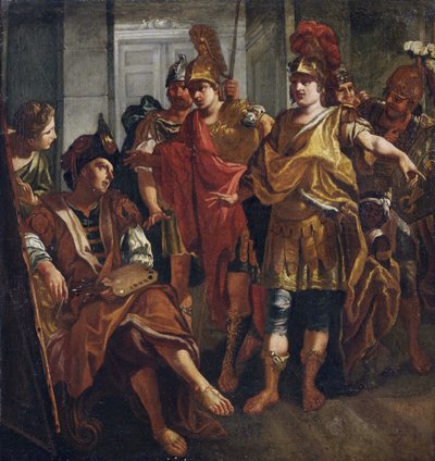 Alexander the Great and Apelles by Unbekannt Unbekannt